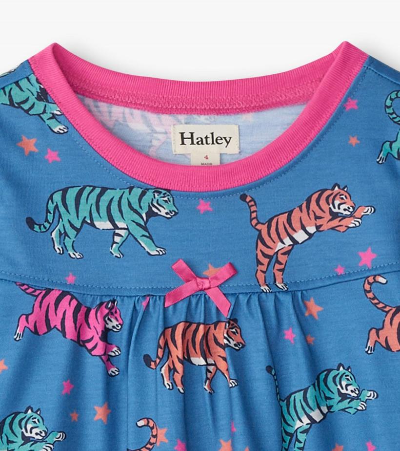 Girls Girls Celestial Tigers Nightgown | Hatley Sleepwear
