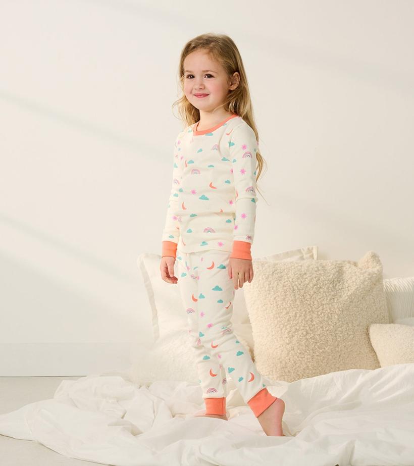 Girls Girls Charms Organic Cotton Pajama Set | Hatley Sleepwear