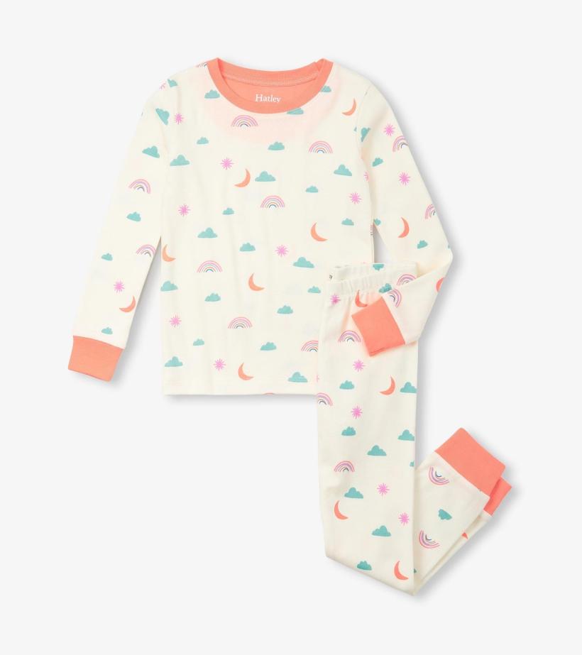 Girls Girls Charms Organic Cotton Pajama Set | Hatley Sleepwear