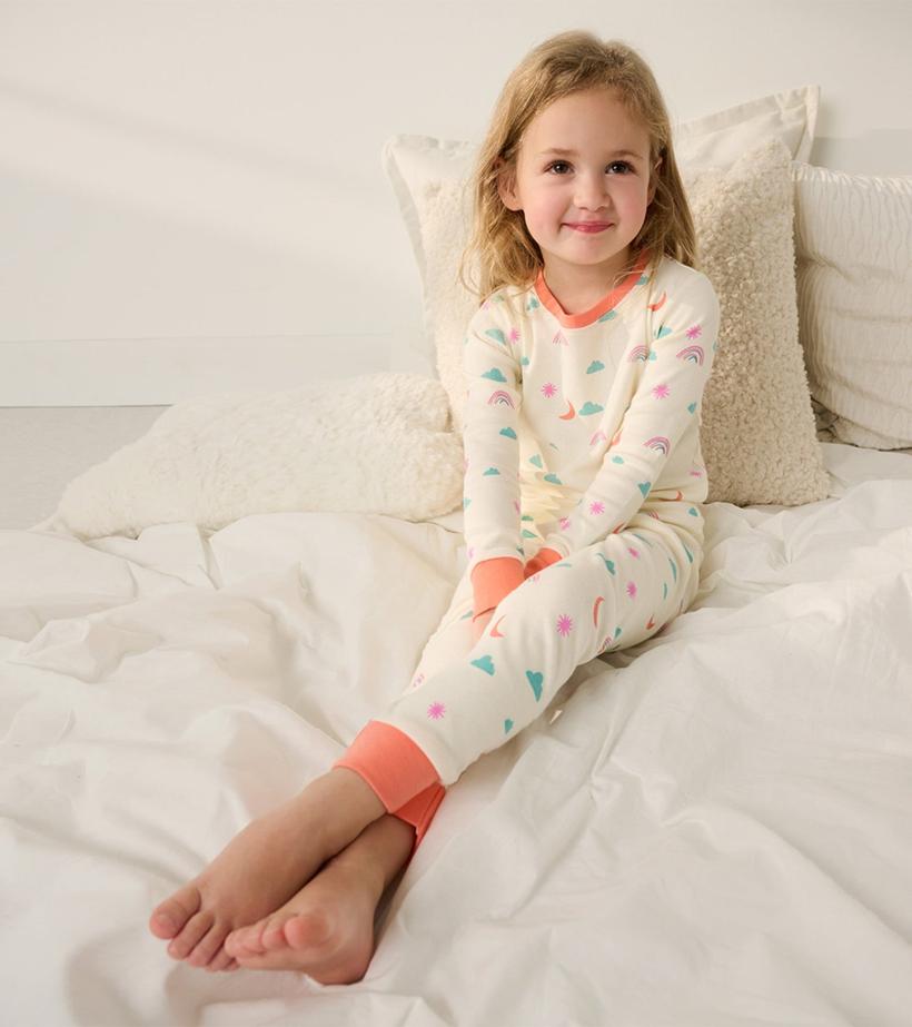Girls Girls Charms Organic Cotton Pajama Set | Hatley Sleepwear