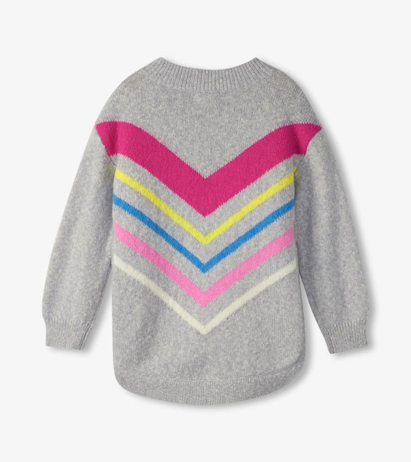 Girls Girls Chevron Stripe Chunky Sweater Tunic | Hatley Sweaters