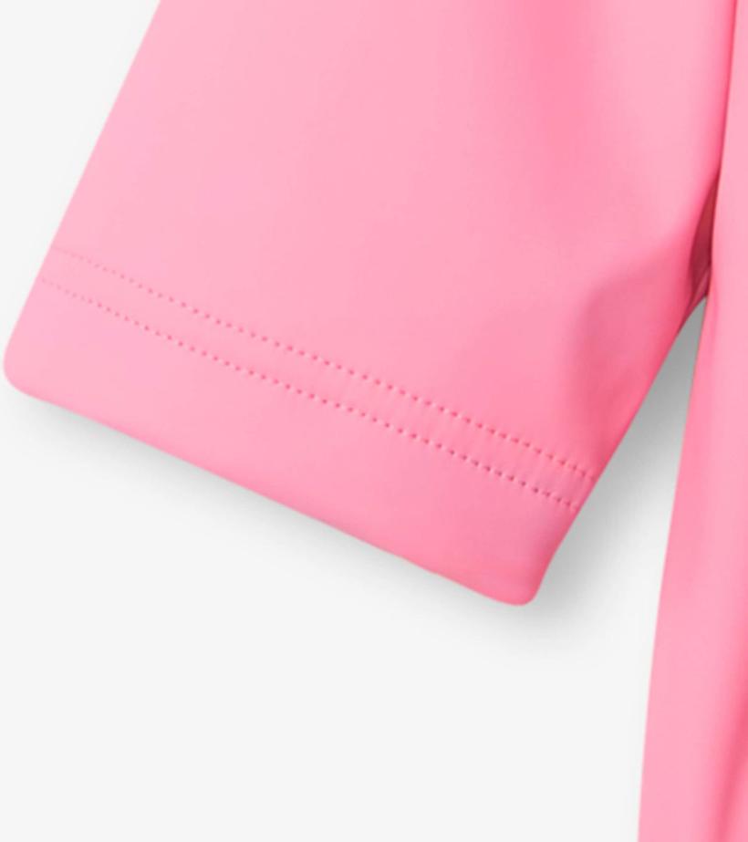 Girls Girls Classic Pink Zip-Up Rain Jacket | Hatley Rainwear