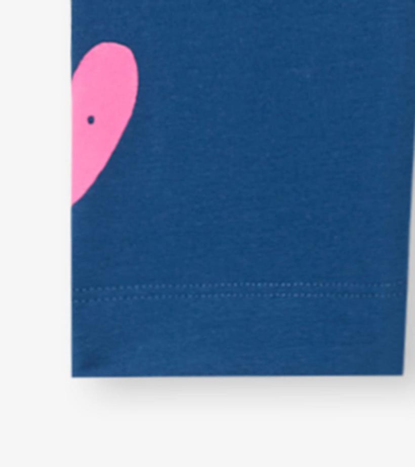 Girls Girls Colourful Hearts Fun Waist Leggings | Hatley Bottoms