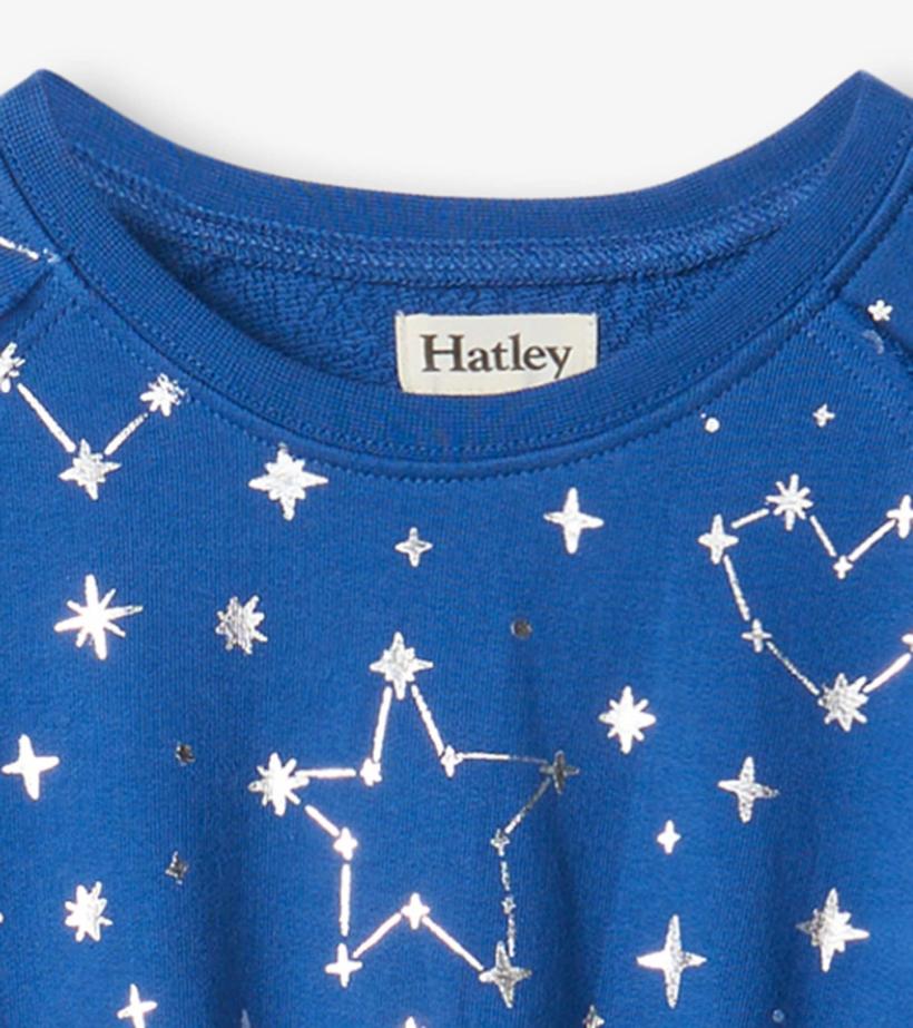 Girls Girls Constellations Waist Terry Dress | Hatley Dresses
