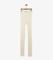 Girls Girls Cream Cable Knit Tights | Hatley Bottoms