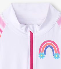 Girls Girls Dazzling Stripes Two-Piece Rashguard Set | Hatley Swimwear