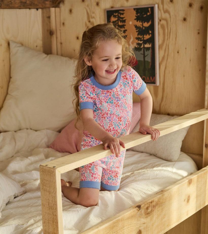 Girls Girls Ditsy Floral Short Pajama Set | Hatley Sleepwear