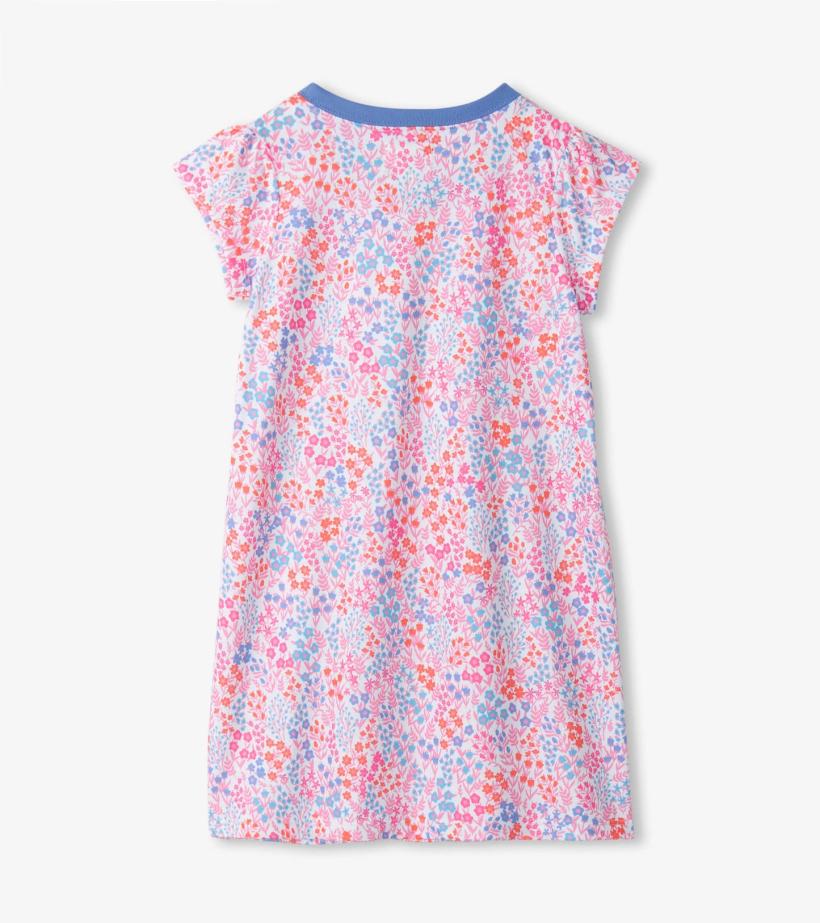 Girls Girls Ditsy Floral Short Sleeve Nightgown | Hatley Sleepwear