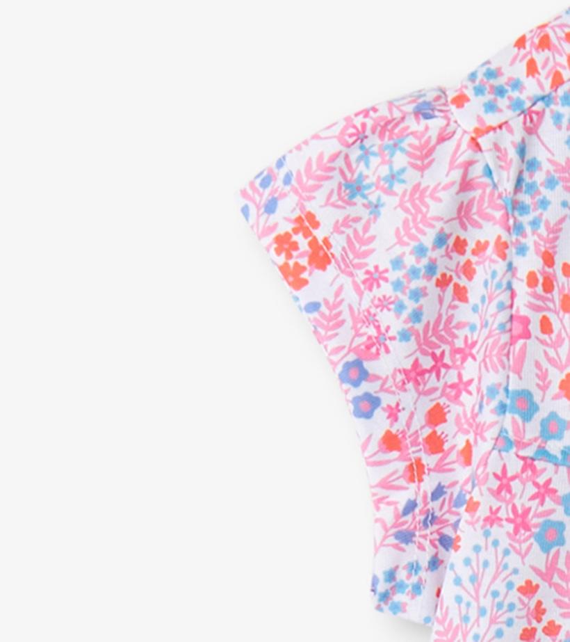 Girls Girls Ditsy Floral Short Sleeve Nightgown | Hatley Sleepwear