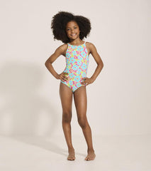 Girls Girls Floating Poppies One-Piece Swimsuit | Hatley Swimwear