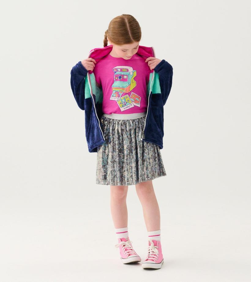 Girls Girls Flower Shimmer Sequin Tulle Skirt | Hatley Bottoms