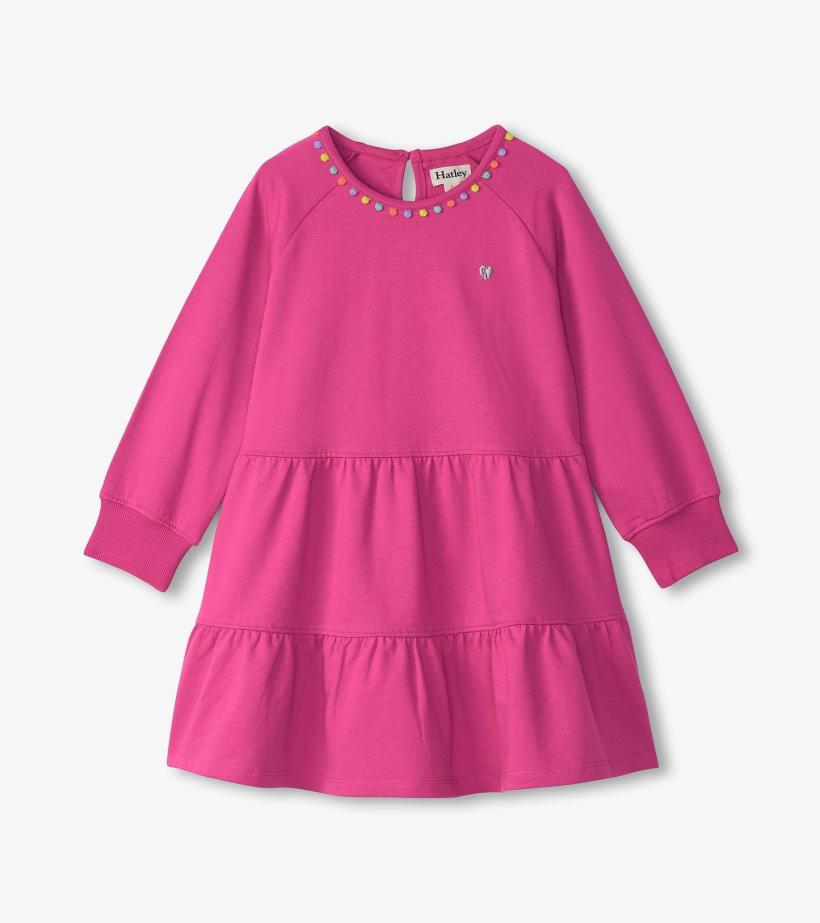 Girls Girls Flowers Gathered Tiered Dress | Hatley Dresses