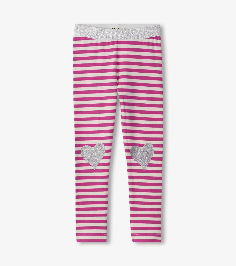 Girls Girls Fun Hearts Waist Leggings | Hatley Bottoms