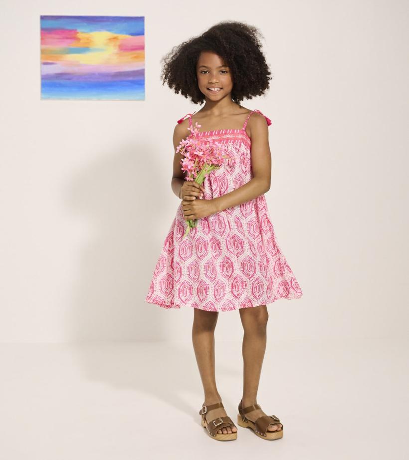 Girls Girls Geo Mosaic Dress | Hatley Dresses