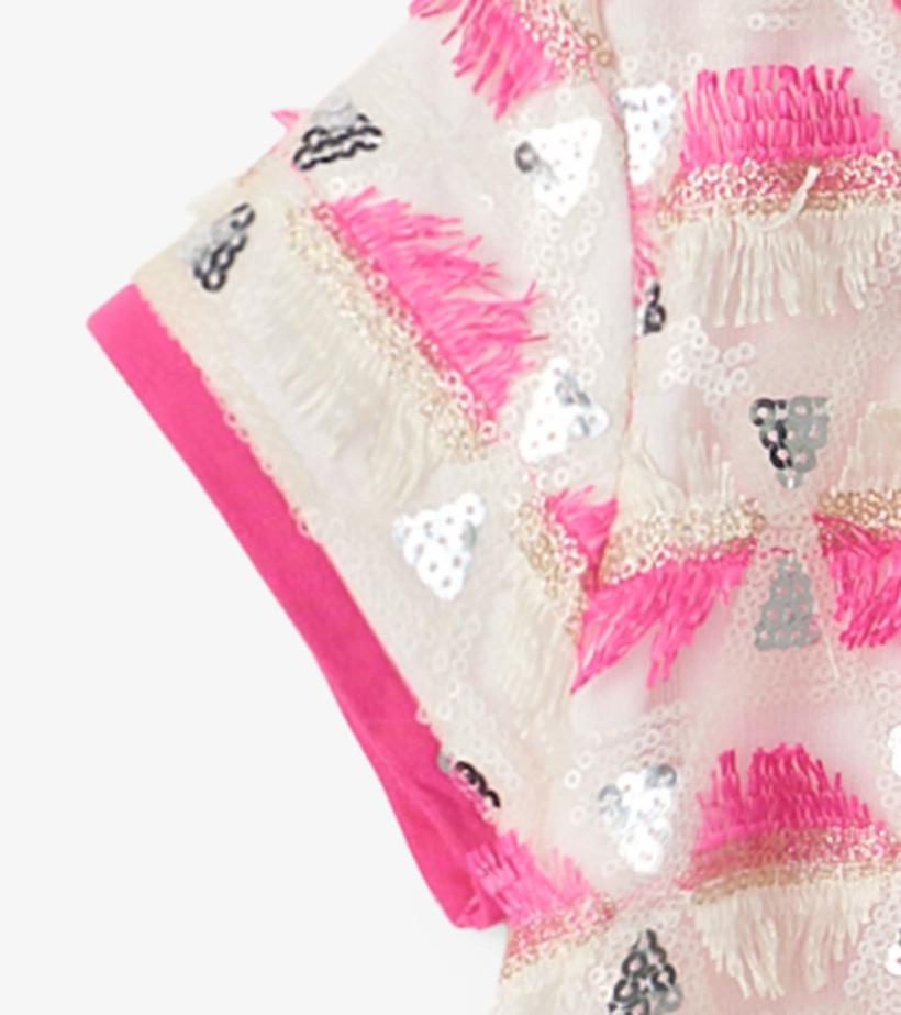 Girls Girls Geometric Sequins Cap Sleeve Dress | Hatley Dresses