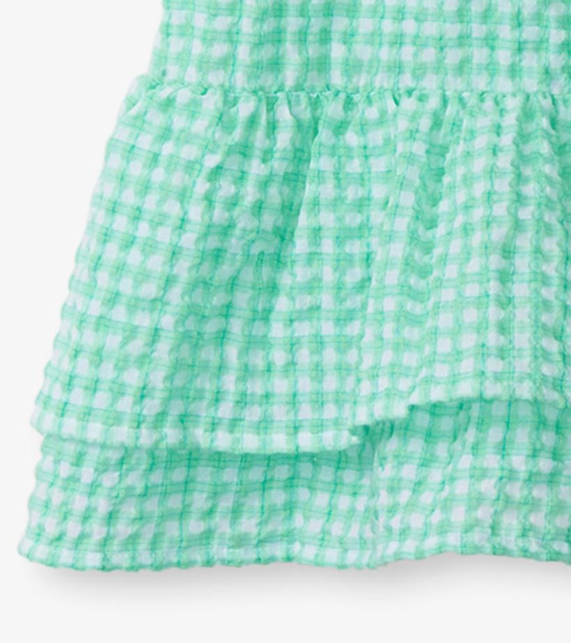 Girls Girls Gingham Seersucker Smocked Dress | Hatley Dresses