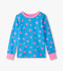 Girls Girls Glitter Stars Pajama Set | Hatley Sleepwear