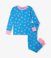 Girls Girls Glitter Stars Pajama Set | Hatley Sleepwear