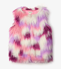 Girls Girls Groovy Faux Fur Vest | Hatley Tops