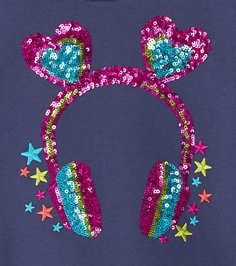 Girls Girls Headphones Dropped Waist Dress | Hatley Dresses