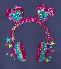 Girls Girls Headphones Dropped Waist Dress | Hatley Dresses