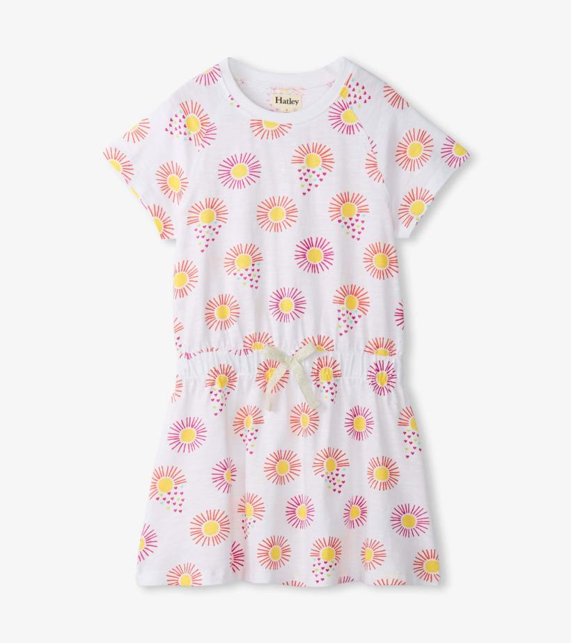 Girls Girls Heart Suns Cinched Waist Dress | Hatley Dresses