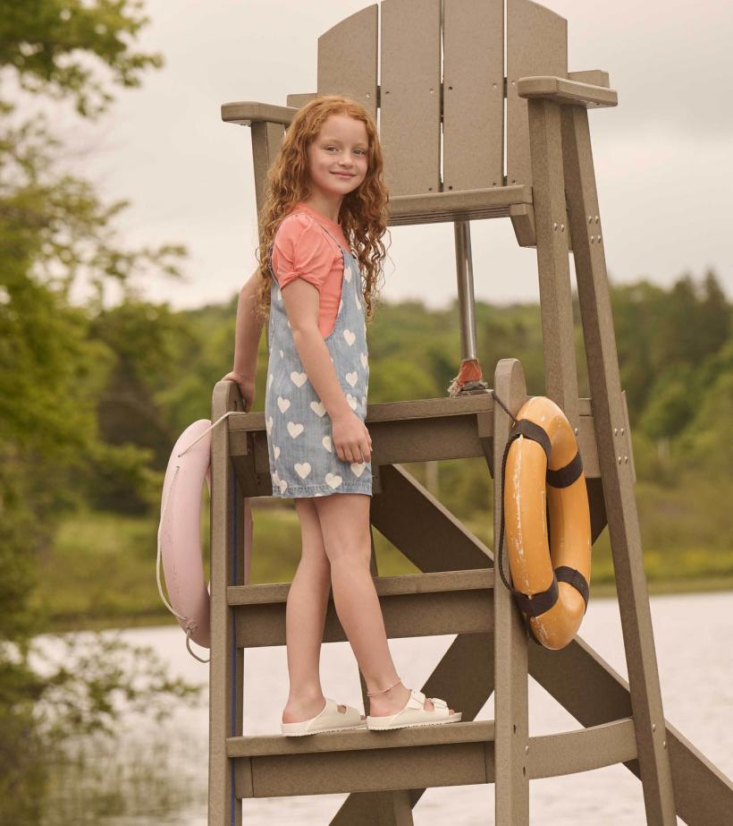 Girls Girls Hearts Slouchy Overalls | Hatley Bottoms