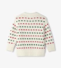 Girls Girls Holiday Basket Weave Sweater | Hatley Sweaters