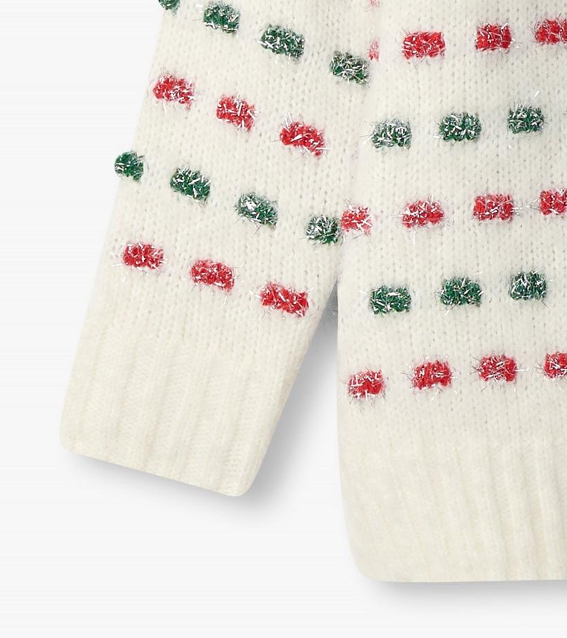 Girls Girls Holiday Basket Weave Sweater | Hatley Sweaters