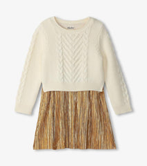 Girls Girls Holiday Mixed Media Dress | Hatley Dresses