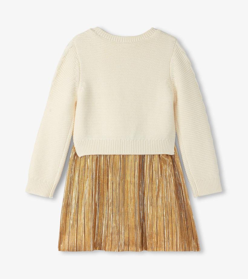 Girls Girls Holiday Mixed Media Dress | Hatley Dresses