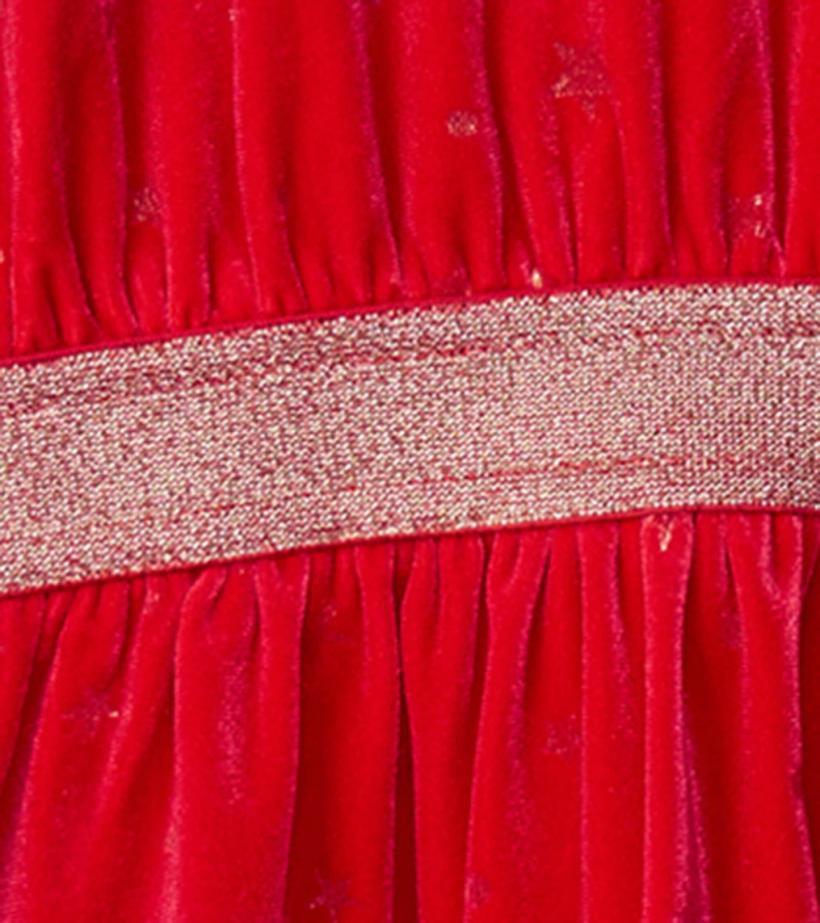 Girls Girls Holiday Stars Crushed Velour Dress | Hatley Dresses