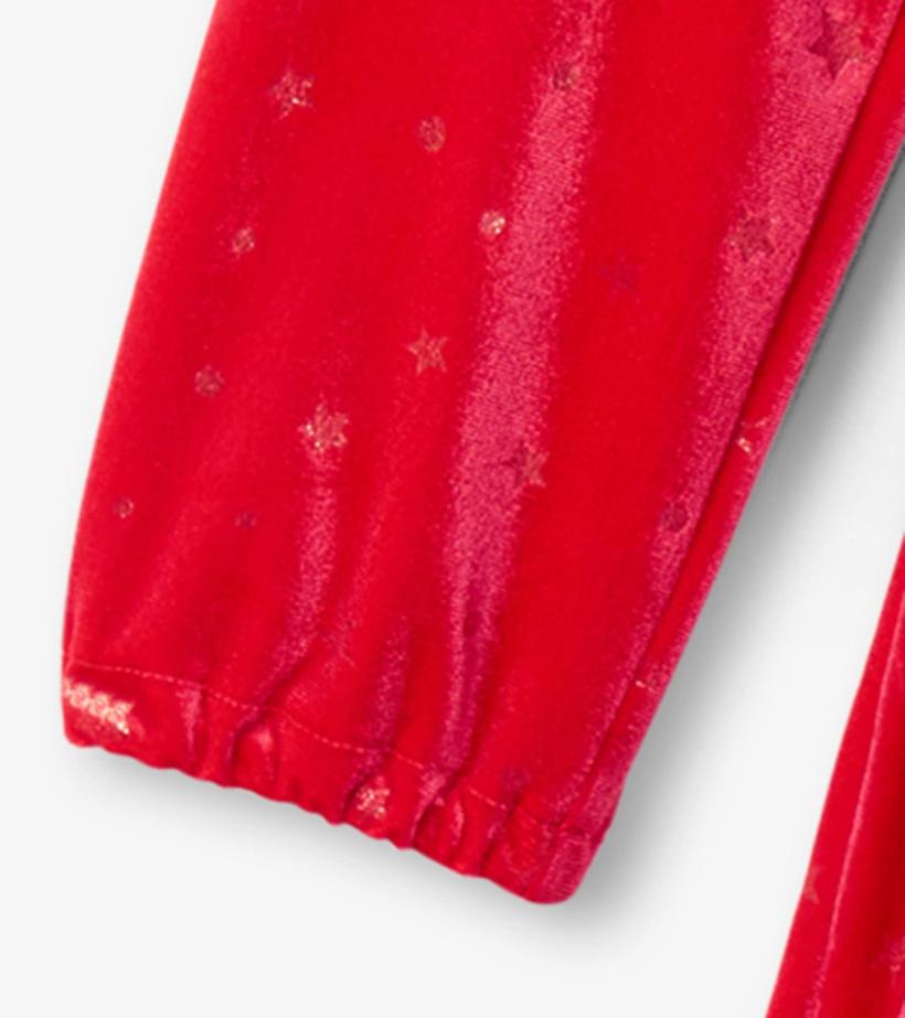 Girls Girls Holiday Stars Crushed Velour Dress | Hatley Dresses