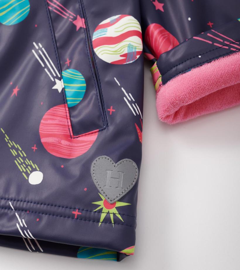 Girls Girls Interstellar Zip-Up Rain Jacket | Hatley Rainwear