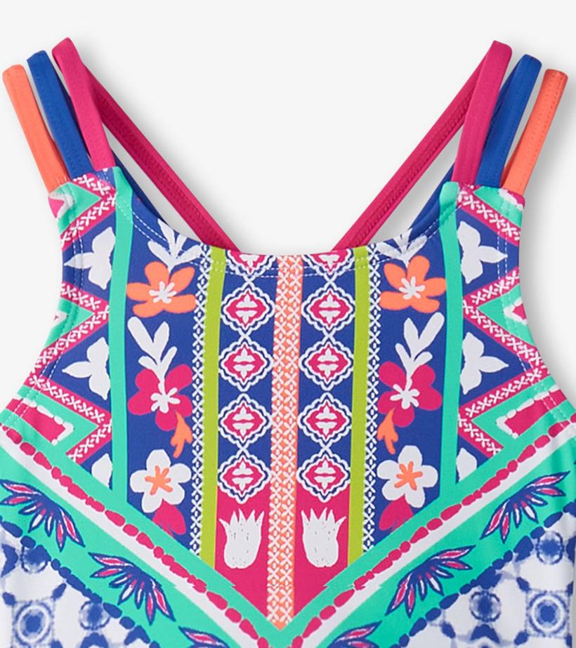 Girls Girls Kaleidoscope Two-Piece Crop Top Bikini Set | Hatley Swimwear