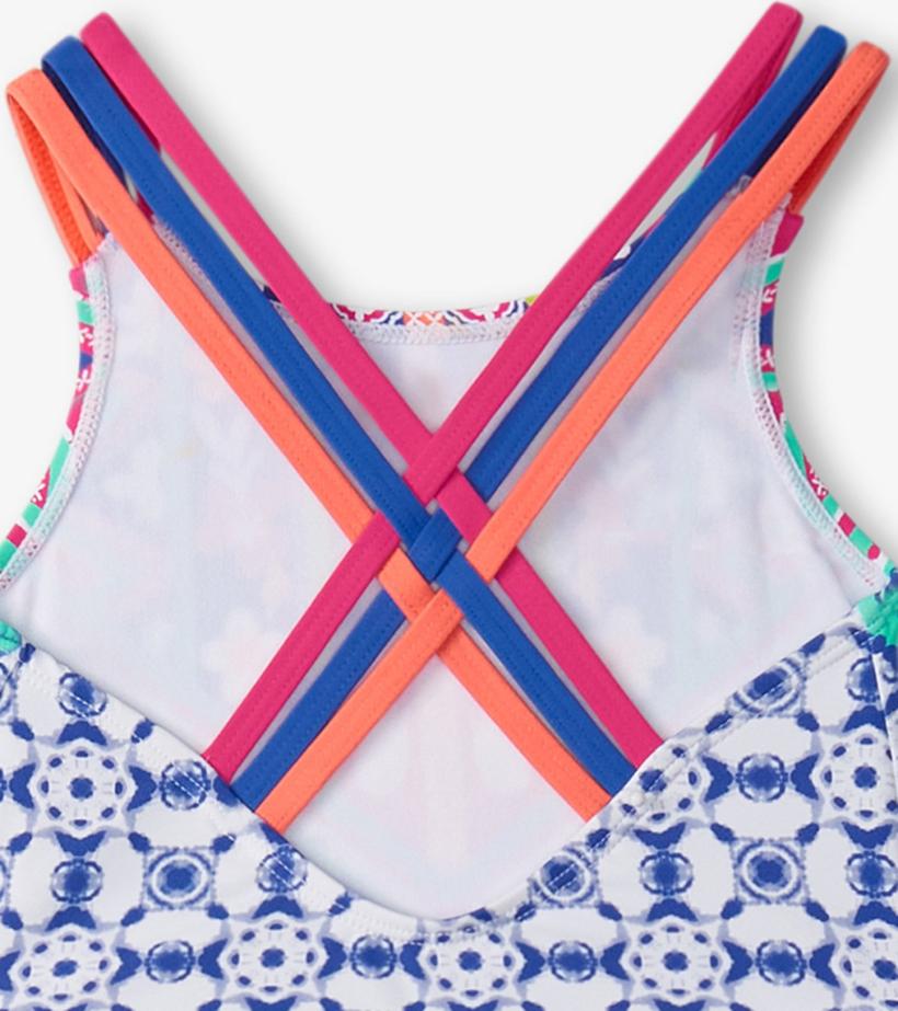 Girls Girls Kaleidoscope Two-Piece Crop Top Bikini Set | Hatley Swimwear