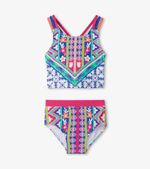 Girls Girls Kaleidoscope Two-Piece Crop Top Bikini Set | Hatley Swimwear