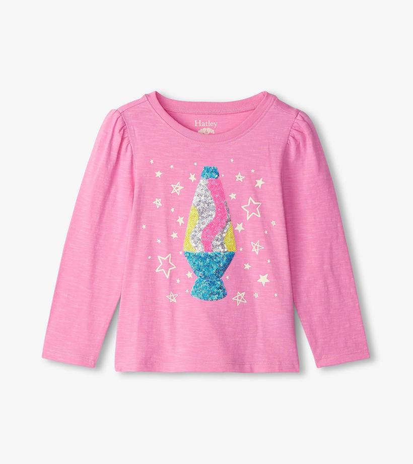 Girls Girls Lava Lamp Long Sleeve Graphic Tee | Hatley Tops