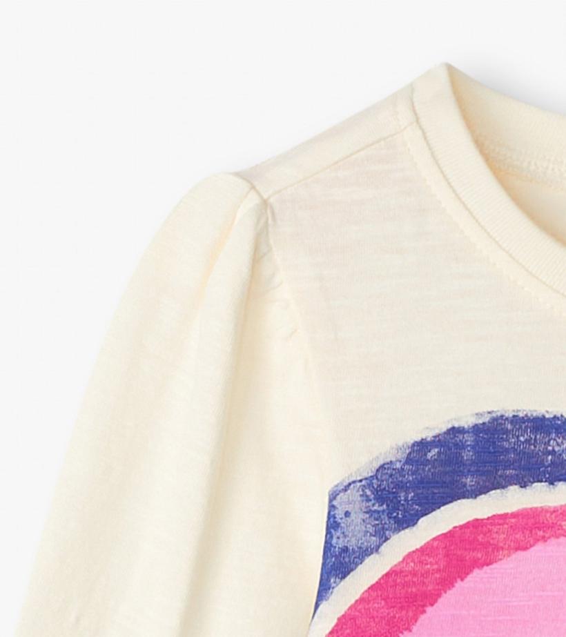 Girls Girls Layered Hearts Long Sleeve Graphic Tee | Hatley Tops