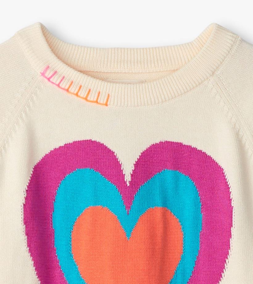Girls Girls Layered Hearts Sweater | Hatley Sweaters