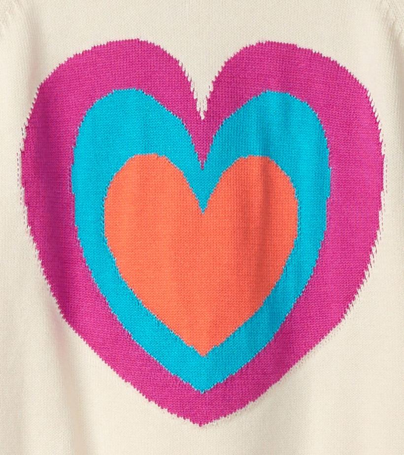 Girls Girls Layered Hearts Sweater | Hatley Sweaters