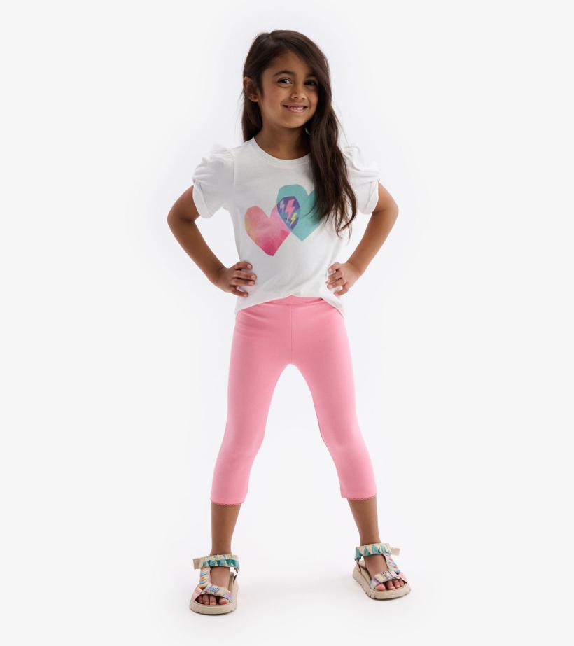 Girls Girls Light Pink Leggings | Hatley Bottoms