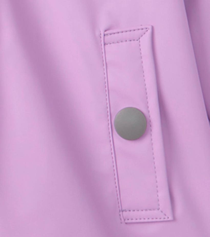 Girls Girls Lilac Button-Up Rain Jacket | Hatley Rainwear