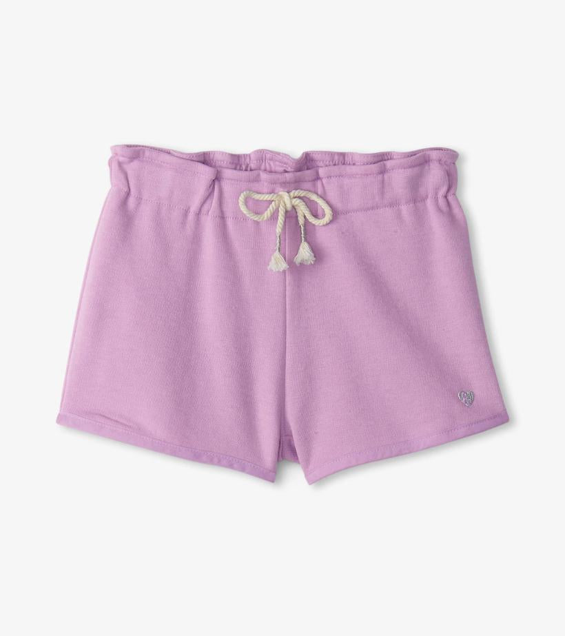 Girls Girls Lilac Paper Bag Shorts | Hatley Bottoms