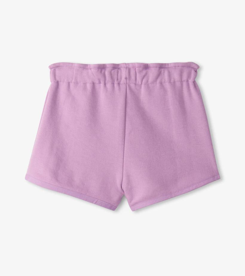 Girls Girls Lilac Paper Bag Shorts | Hatley Bottoms