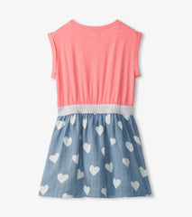 Girls Girls Love Elastic Waist Dress | Hatley Dresses