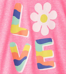 Girls Girls Love Twisted Sleeve Tee | Hatley Tops