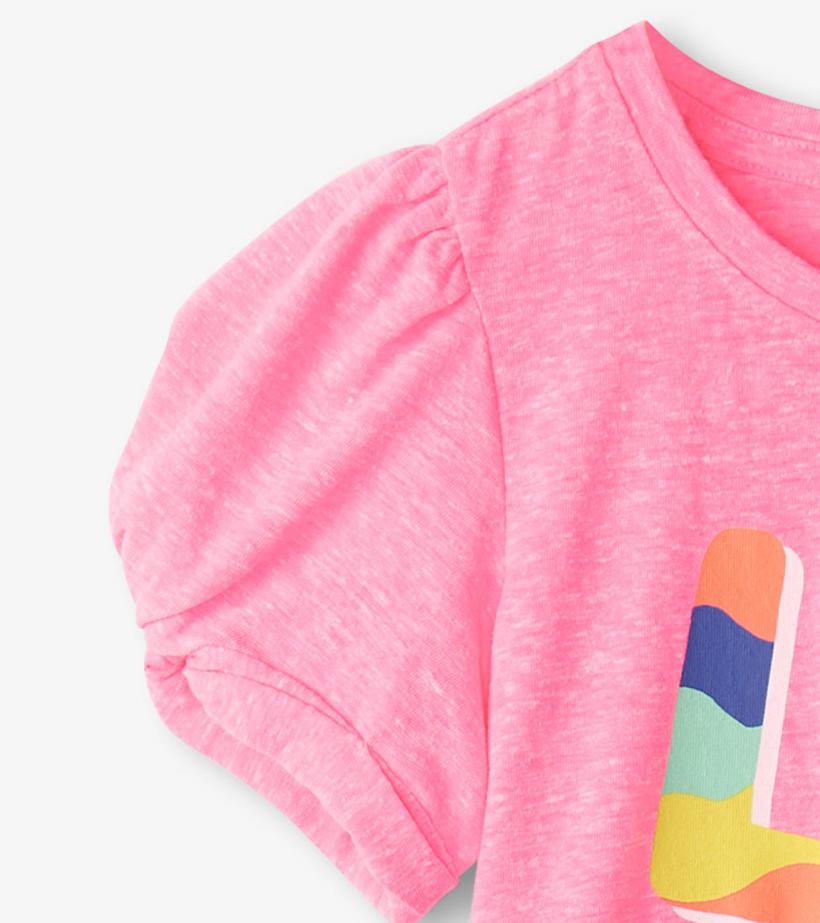 Girls Girls Love Twisted Sleeve Tee | Hatley Tops
