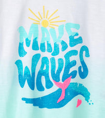 Girls Girls Making Waves Boxy T-Shirt | Hatley Tops