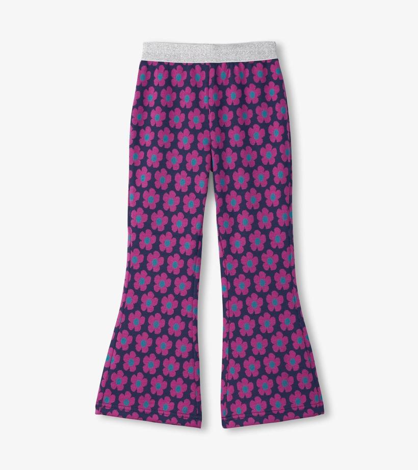 Girls Girls Mini Flower Fun Waist Flare Pants | Hatley Bottoms